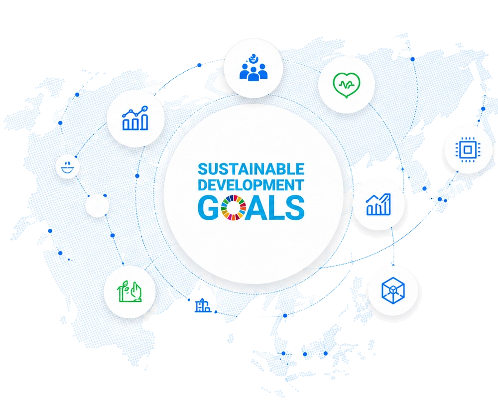 ERIAのSDGsへの取り組みを表現したイメージ